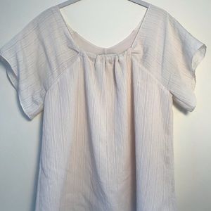 Club monaco short sleeve blouse